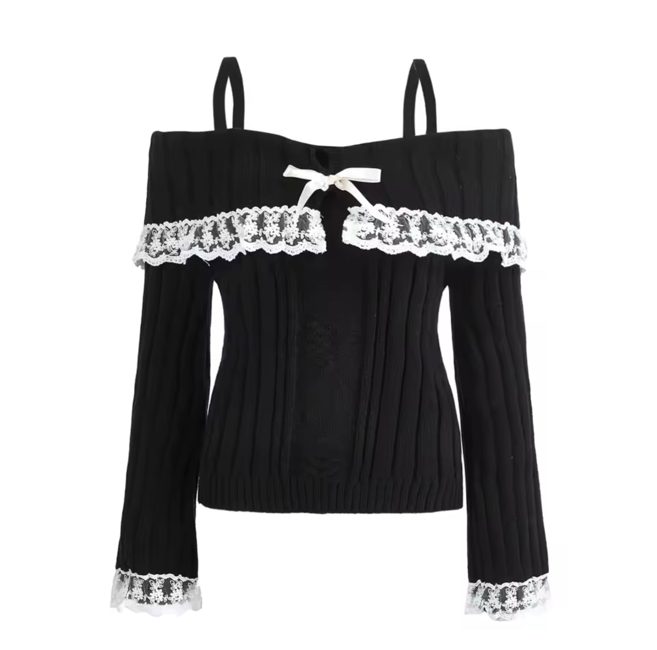 VYRE™ Lace Knit Sweater