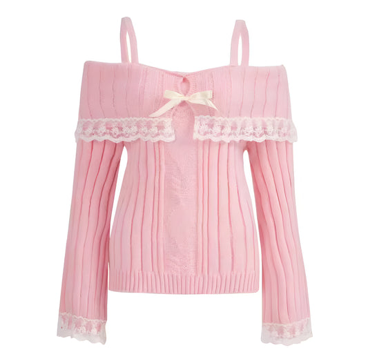 VYRE™ Lace Knit Sweater