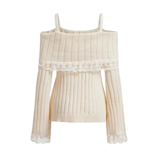 VYRE™ Lace Knit Sweater